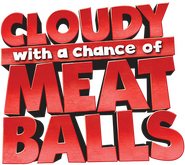 Logo of Cloudy with a Chance of Meatballs image size 561x500