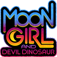 Logo of Marvel's Moon Girl and Devil Dinosaur image size 1225x1210