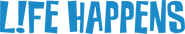 Logo of L!fe Happens image size 4156x756