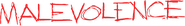 Logo of Malevolence image size 782x112