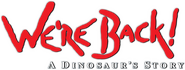 Logo of We're Back! A Dinosaur's Story image size 793x302