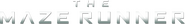 Logo of The Maze Runner image size 2360x311