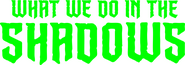 Logo of What We Do in the Shadows image size 2729x962
