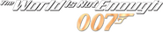 Logo of The World Is Not Enough image size 784x158