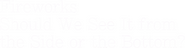 Logo of Fireworks, Should We See It from the Side or the Bottom? image size 1568x411