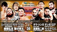 Backdrop of NJPW The New Beginning in Osaka 2020 image size 3840x2160