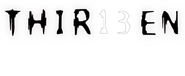 Logo of Thir13en Ghosts image size 1256x514