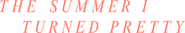 Logo of The Summer I Turned Pretty image size 3165x558