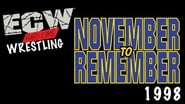 ECW November To Remember 1998 wallpaper 