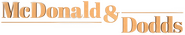 Logo of McDonald & Dodds image size 4282x800