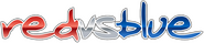 Logo of Red vs. Blue image size 787x165