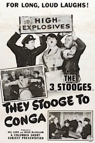 poster They Stooge to Conga