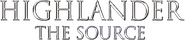 Logo of Highlander: The Source image size 782x170