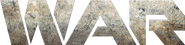 Logo of War image size 986x239