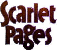 Logo of Scarlet Pages image size 802x696