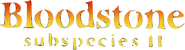 Logo of Bloodstone: Subspecies II image size 576x157