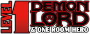 Logo of Level 1 Demon Lord & One Room Hero image size 800x303