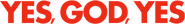 Logo of Yes, God, Yes image size 1267x163