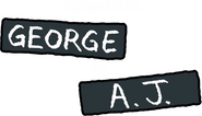 Logo of George and A.J. image size 746x426