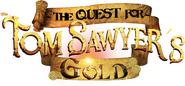 Logo of The Quest for Tom Sawyer's Gold image size 2650x1238