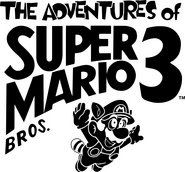 Logo of The Adventures of Super Mario Bros. 3 image size 1363x1267