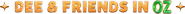 Logo of Dee & Friends in Oz image size 1273x99