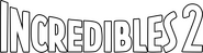 Logo of Incredibles 2 image size 1600x421