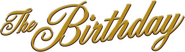 Logo of The Birthday image size 3839x1072