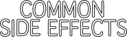 Logo of Common Side Effects image size 1600x472