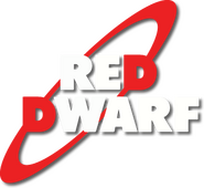 Logo of Red Dwarf image size 325x298