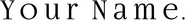 Logo of Your Name. image size 1278x135