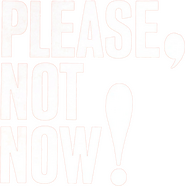 Logo of Please, Not Now! image size 916x921
