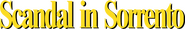Logo of Scandal in Sorrento image size 734x116