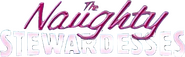 Logo of The Naughty Stewardesses image size 586x179
