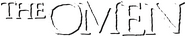 Logo of The Omen image size 1762x344