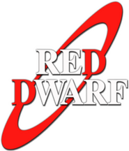 Logo of Red Dwarf image size 1074x1252