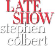 Logo of The Late Show with Stephen Colbert image size 351x298