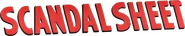 Logo of Scandal Sheet image size 1561x303