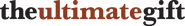 Logo of The Ultimate Gift image size 2174x309