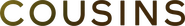 Logo of Cousins image size 1318x182