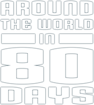 Logo of Around the World in 80 Days image size 923x1031