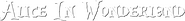 Logo of Alice in Wonderland image size 3642x417