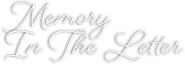 Logo of Memory In The Letter image size 825x286