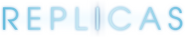 Logo of Replicas image size 1271x254