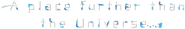 Logo of A Place Further Than the Universe image size 786x124