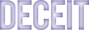 Logo of Deceit image size 2322x795
