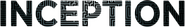 Logo of Inception image size 784x113