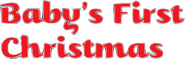 Logo of Baby's First Christmas image size 582x185