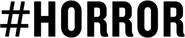 Logo of #Horror image size 783x161