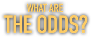 Logo of What are the Odds? image size 1272x524